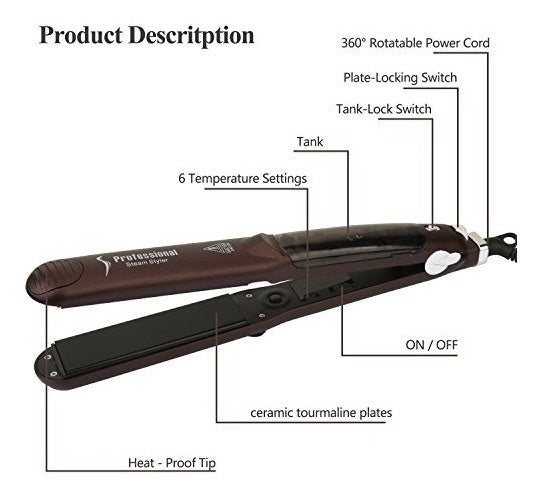 Plancha De Cabello A Vapor Original